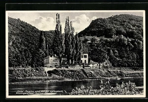 AK Winningen / Mosel, Hotel-Pension Weltersbach, Besitzer Oskar Corall  - Picture 1 of 2