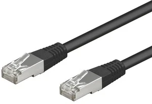 Kabel sieciowy CAT 5e, F/UTP; CAT 5-0100 F/UTP CZARNY 1m PL - Zdjęcie 1 z 1