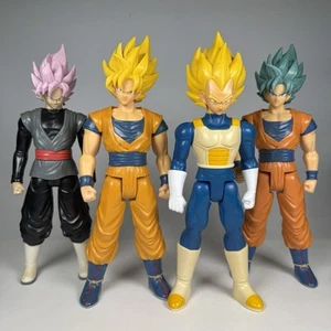 Dragonball Z Limit Breaker 12 Inch Figure Bundle x4 Vegeta Goku SS Bandai - Picture 1 of 13
