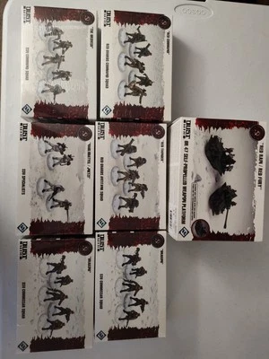 Dust Tactics SSU Red Army Lot 7 Kits - Image 1 of 4