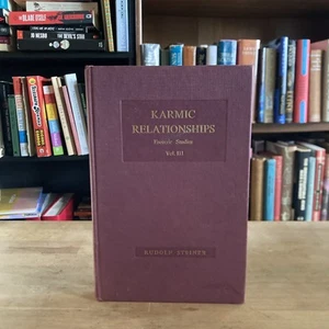 1957 2ND EDITION Rudolf Steiner KARMIC RELATIONSHIPS VOL. 3 Ex-Lib HC - Imagen 1 de 11