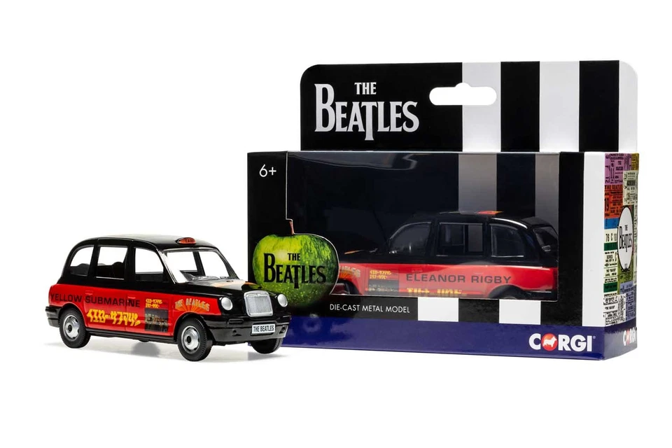 CORGI CC85936 AUSTIN - LONDON TAXI LTI TX4 2007 - THE BEATLES - ELEANOR RIGBY -