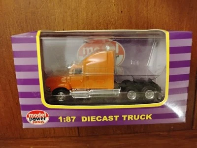 Modelo Power Minis Ford Aeromax Tractor Naranja 1:87 Diecast Metal Foto 1 de 4