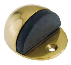 Eclipse 211794 Oval Rubber Door Stop Polished Brass - Lot1398 - Picture 1 of 4