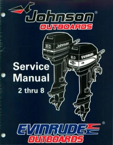 Johnson Evinrude 2 - 8HP Service Manual | 1996 | CD OR USB - Picture 1 of 6