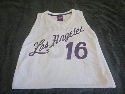 Los Angeles Lakers Pau Gasol #16 White Script Lightweight SGA Jersey SZ XL - Image 1 of 4