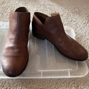 FRYE Elyssa Shootie Style 3470236 Cognac Ankle Boots Size 8.5M - Picture 1 of 10
