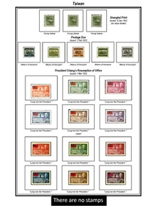 Drucken Sie ein Briefmarkenalbum Taiwan (1949 - 2024) voll illustriert & kommentiert - Bild 1 von 6