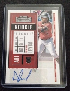 Domingo Leyba 2020 Panini Contenders Rookie Ticket Auto #147 - Picture 1 of 2