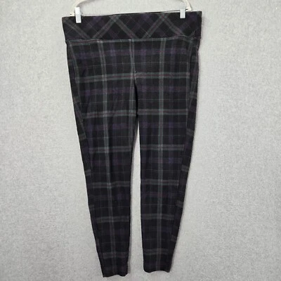 Pantalones TORRID Mujer Ropa Activa 2 Verde Tartán Cuadros Pixie Ponte 26 en Entrepierna Foto 1 de 4