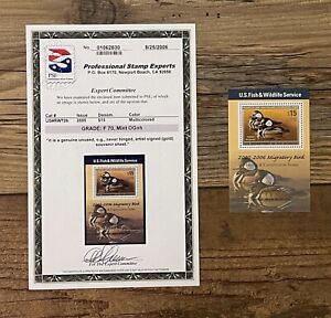 #RW72B 2005 - Federal Duck Stamp - LotP - Mint OG NH **GOLD SIGNATURE only 100**