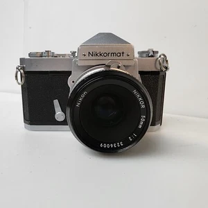 NIKON NIKKORMAT Ft-N Camera with 50mm Nikkor Lens and Cap - Picture 1 of 15