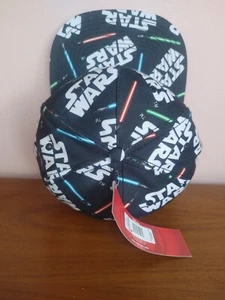 Disney Star Wars Logo Lightsaber Adjustable Hat One Size 3" Brim New With Tag - Picture 1 of 5