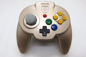 N64 Hori Gold HoriPad Mini Controller official Nintendo 64 - Picture 1 of 9