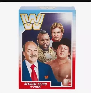 Mattel Creations WWF WWE RETRO Bundle 4 Pack - Wave 1 Action Figures 2021 Sealed - Picture 1 of 9