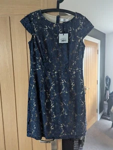 true decadence size 12 new with tags lace scallopshort sleeve dress - Picture 1 of 3