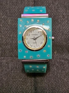 Vernier TEAL Uhrenmanschette WEISSes Zifferblatt. - Bild 1 von 3