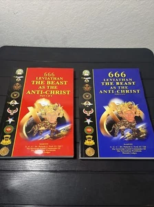 Dr Malachi Z York 666 Leviathan The Beast As The Anti-Christ Part 1 & 2, Reprint - Foto 1 di 9