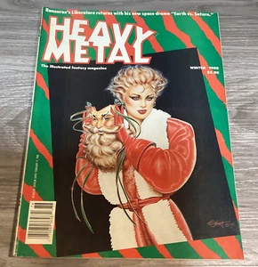 Heavy Metal Winter 1988 Vol 11 No. 4 HM Communications Olivia De Berardini Cover - Picture 1 of 6