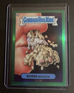 2024 Topps Garbage Pail Kids Chrome Series 7 Bobbi Booger Green /99 #261b - Bild 1 von 2