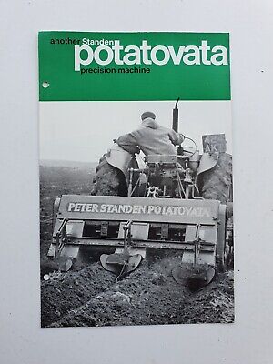 Standen Potatovata Sales Brochure • 4.99£