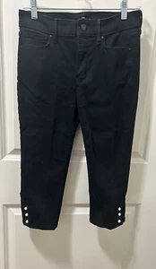 Jeans Casa Bianca Mercato Nero The Capri Nero con Abbellimenti di Perle 4 - Foto 1 di 7