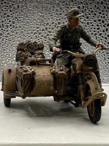 First Legion DAK017 German BMW R75 Motorcycle 15th Panzer div. ausf (Retired) - Picture 1 of 5