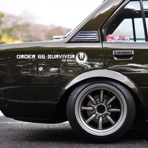 2x Order 66 Survivor Windshield Rebel First Order Car Sticker Decal - Bild 1 von 3