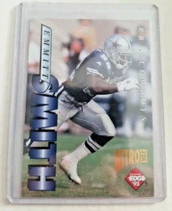 Emmitt Smith 1995 Collector's Edge Nitro 22K Gold #56 Dallas Cowboys LC1 - Foto 1 di 3