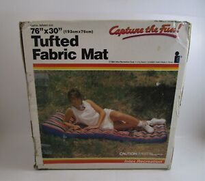 Intex Recreation 76x30 Tufted Fabric Mat #68736 Vintage (1984)