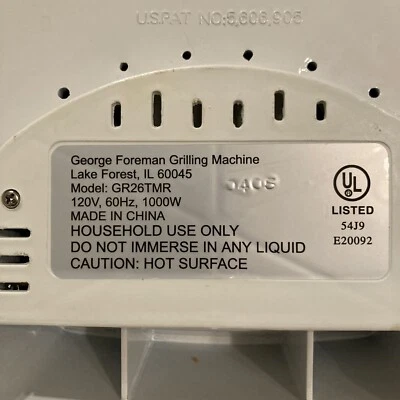 George foreman grilling machine extra large with temperature gauge 13x10 - Image 1 of 4