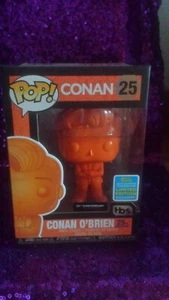 Funko Pop Conan O'Brien Orange #25 - SDCC 2019 Shared Exclusive - Picture 1 of 3