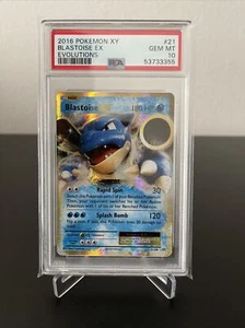 Blastoise EX 21/108 PSA 10 GEM MINT Pokemon TCG XY Evolutions HOLO FULL ART - Picture 1 of 1