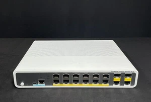 Cisco WS-C3560C-12PC-S 12 Port PoE+ 3560C Switch - Same Day Shipping - Picture 1 of 5