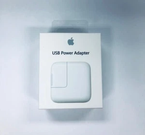 OEM Iphone 12W USB Power Adapter MD836LL/A - A1401 Brand New - Photo 1 sur 3