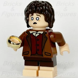 LEGO® El Señor de los Anillos Frodo Bolsón Minifigura Hobbit con Anillo 10333 lor131 - Imagen 1 de 3