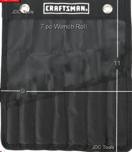 CRAFTSMAN EMPTY TOOL BAG POUCH NO TOOLS FROM 7 PC 1/4 TO 9/16 COMBINATION SET - Picture 1 of 1