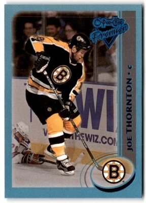 2002-03 Topps O-Pee-Chee Premier Blue Joe Thornton /500 #10 Boston Bruins - Image 1 of 2