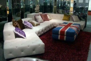 Designer Chesterfield Ecksofa Luxus Couch Polster Ledersofa Wohnlandschaft Sofa - Bild 1 von 8