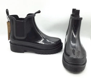 Chooka Damen Damaskus Chelsea wasserdichte Regenstiefel Farbe schwarz Gr. 6 - Bild 1 von 9