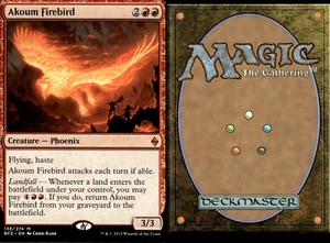 Magic the Gathering -MTG- Akoum Firebird  - Picture 1 of 1