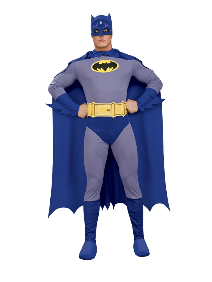 Official Adult BATMAN Fancy Dress Costume + Mask Outfit Book Week Gotham Mens - Image 1 of 1