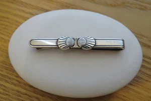 DELICIOSA BARRA DE CORBATA DANESA GEORG JENSEN PLATA ESTERLINA DINAMARCA MAR SHELL 72 - Imagen 1 de 3
