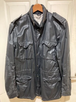 French Connection men's jackets Faux leather Size M with hood - Image 1 of 4