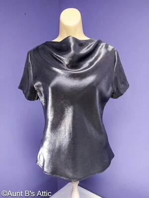 Top de Colección Años 80 Ocasión Especial/Ropa de Noche Leslie Fay Slv SS Capucha Cuello Talla 8 Foto 1 de 4