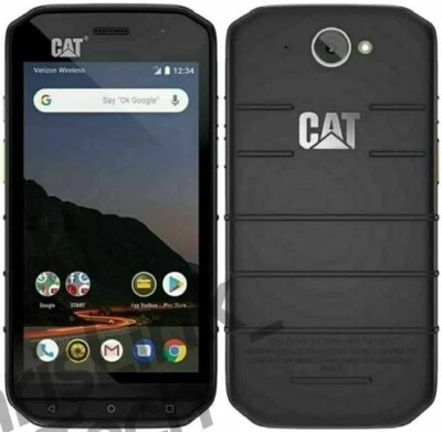 Used CAT S48C 32GB Unlocked 4G LTE Rugged Smartphone Black - Image 1 of 4
