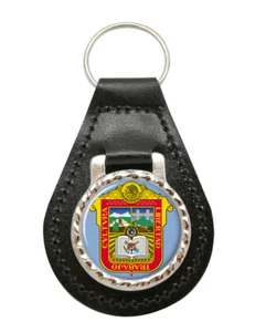 Stato Di Messico Pelle Portachiavi - Picture 1 of 3