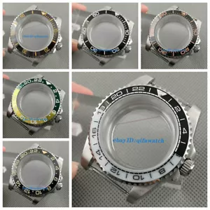 40mm Saphir Uhrengehäuse mit GMT Lünetteneinsatz passend für NH34 NH35 NH36 NH35A Uhrwerk - Bild 1 von 9