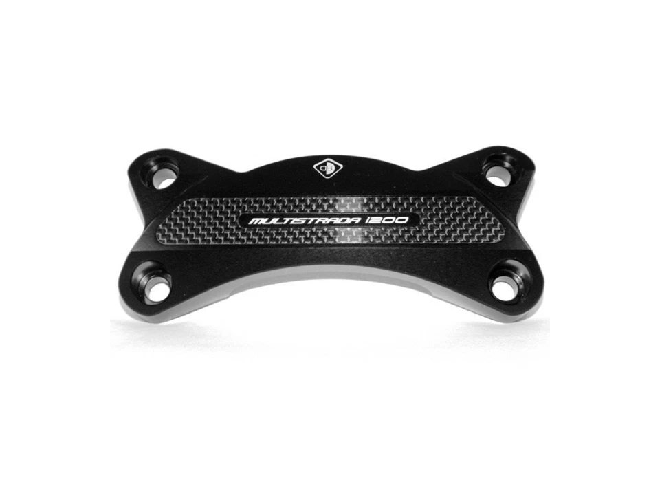 Abrazadera de manillar Ducabike negra para Ducati Multistrada 1200 2010 > 2017 M01D Foto 1 de 1