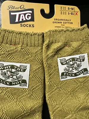 Blue Q Tag Socks L/XL Foto 1 de 4